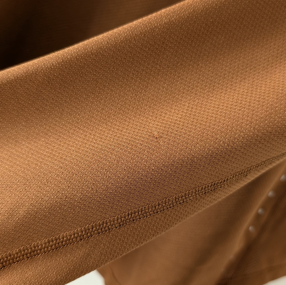 Lululemon High Neck Running and Training Long Sleeve Shirt, Size 0, Copper Brown - Picture 5 of 6